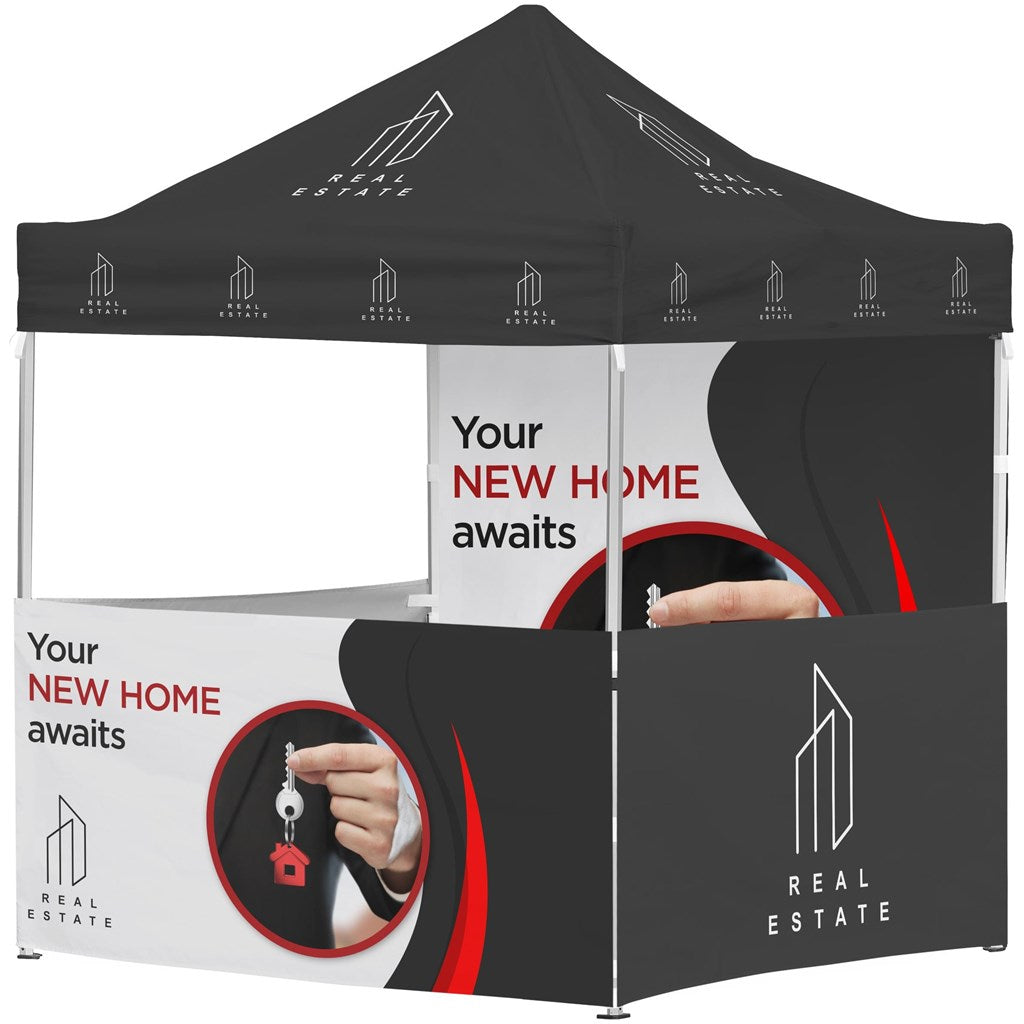 Ovation Sublimated Gazebo 2m X 2m Petite Frame - 3 Half-Wall Skins - 1 Full Wall Skin - Image 20